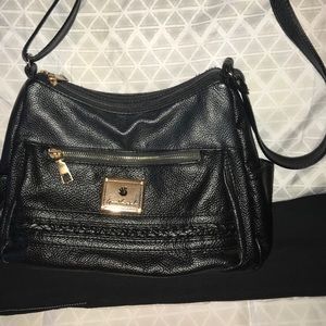 Gloria Vanderbilt black cross body purse